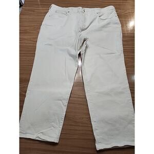 Madewell White Jeans, 22W